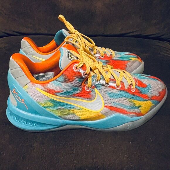 Nike Kobe 8 Protro Venice Beach GS Basketball HF7319-001 Size 5Y 37.5 EUR 4.5 UK - Picture 5 of 16